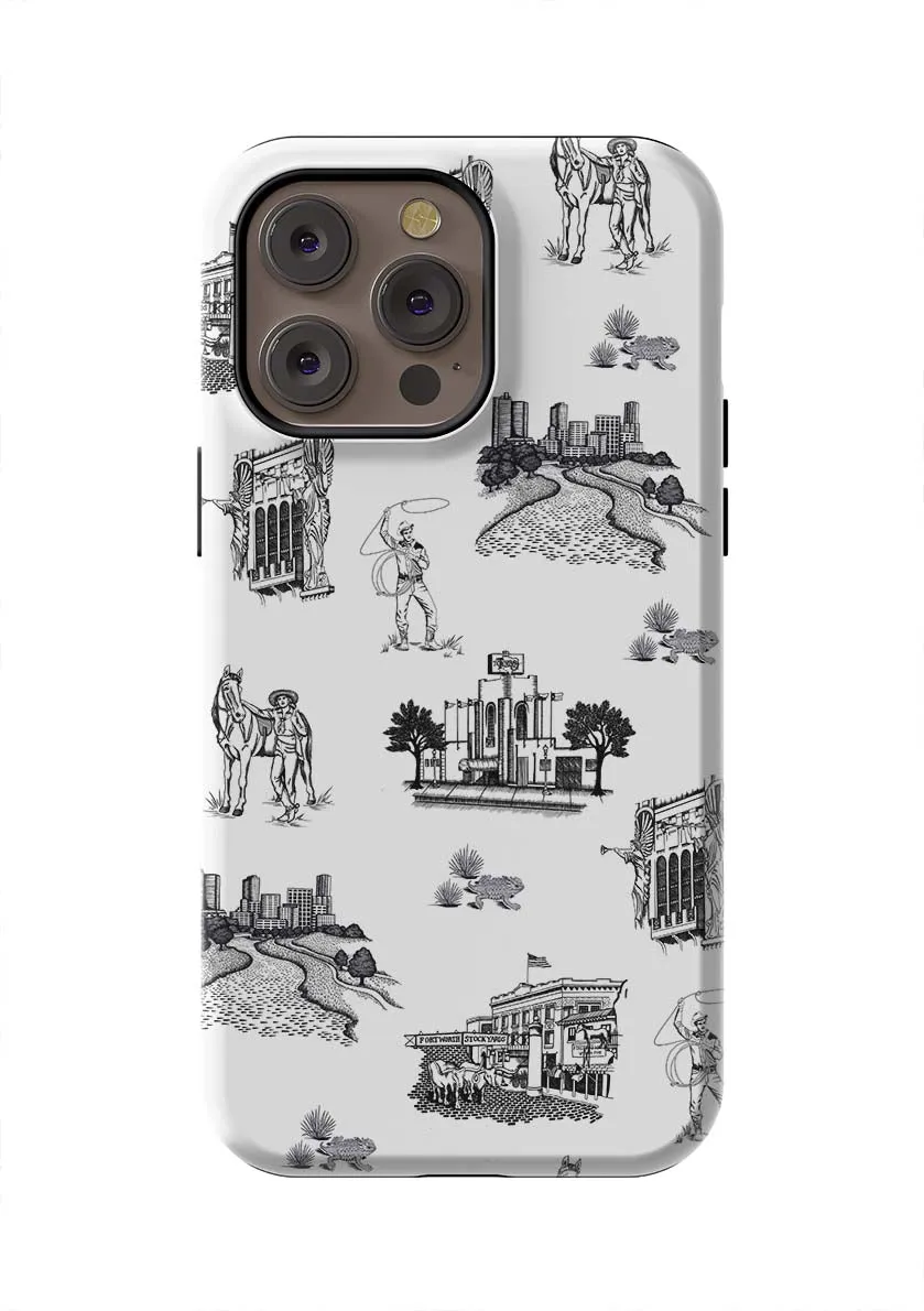 Fort Worth Toile iPhone Case