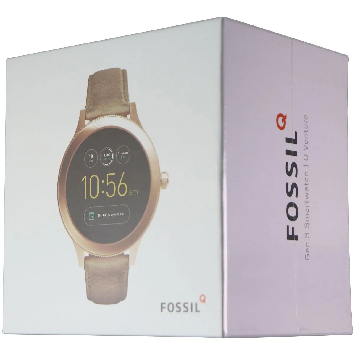 Fossil Womens Gen 3 Venture Stainless Steel Touchscreen Watch - Beige (FTW6005)