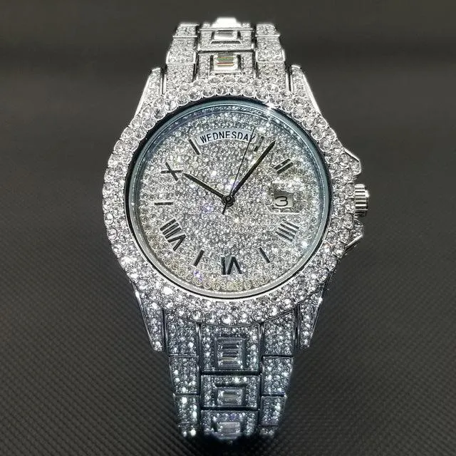 Full Iced Crystal Watch