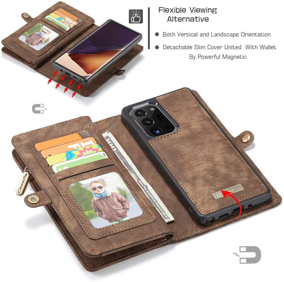 Galaxy Note 20 Ultra Wallet Case | Premium Leather Galaxy Note 20 Ultra Wallet Case