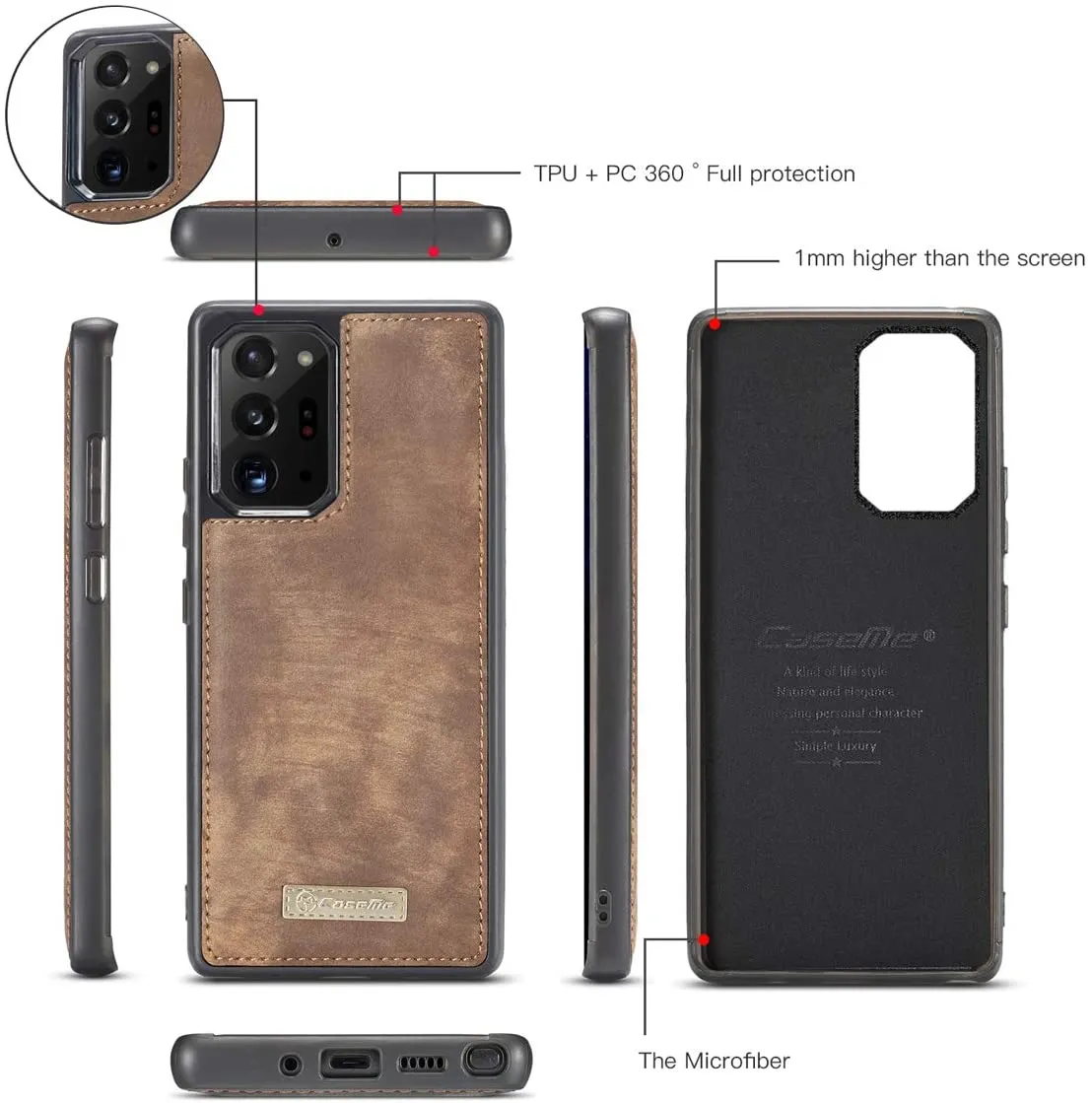 Galaxy Note 20 Ultra Wallet Case | Premium Leather Galaxy Note 20 Ultra Wallet Case