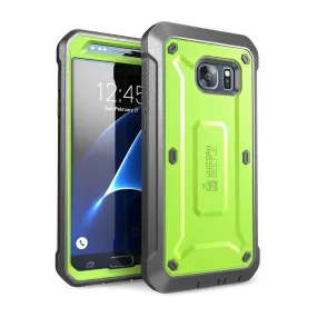 Galaxy S7 Unicorn Beetle Pro Full Body Rugged Holster Case-Green