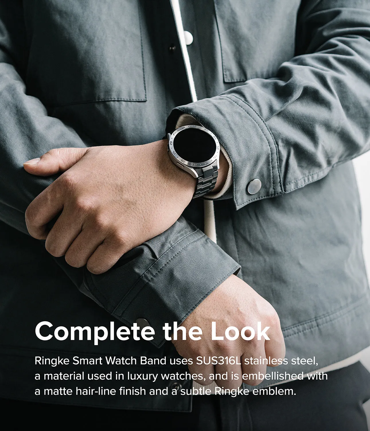 Galaxy Watch 6/5/4 44mm | Metal One Band