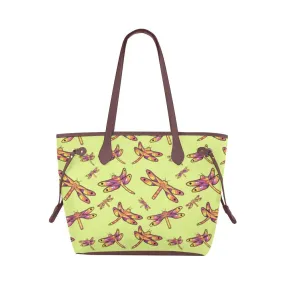 Gathering Lime Clover Canvas Tote Bag