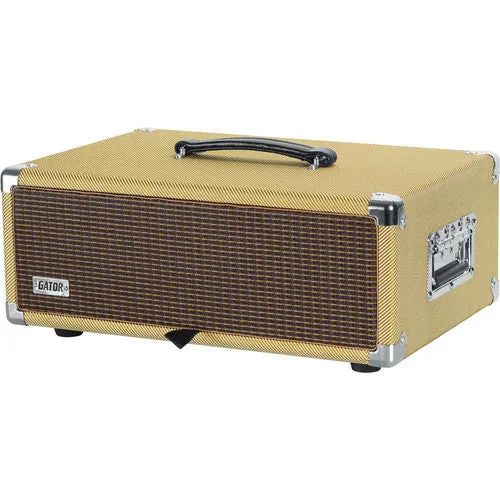 Gator GR-RETRORACK-3TW Vintage Amp Vibe Rack Case - 3U Tweed