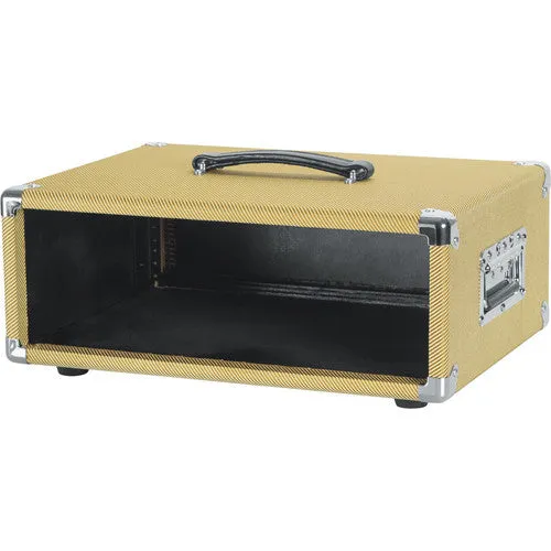 Gator GR-RETRORACK-3TW Vintage Amp Vibe Rack Case - 3U Tweed