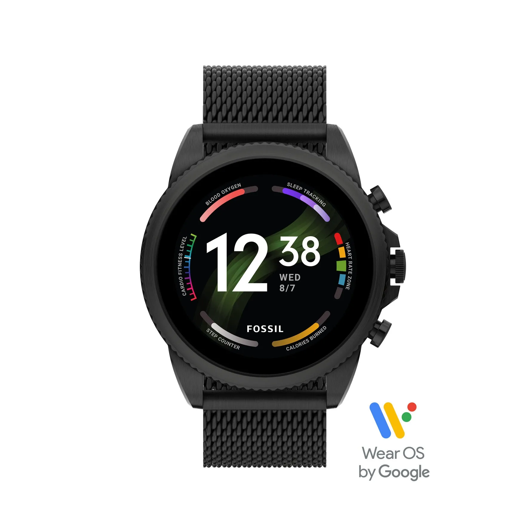 Gen 6 Smartwatch Black Stainless Steel Mesh