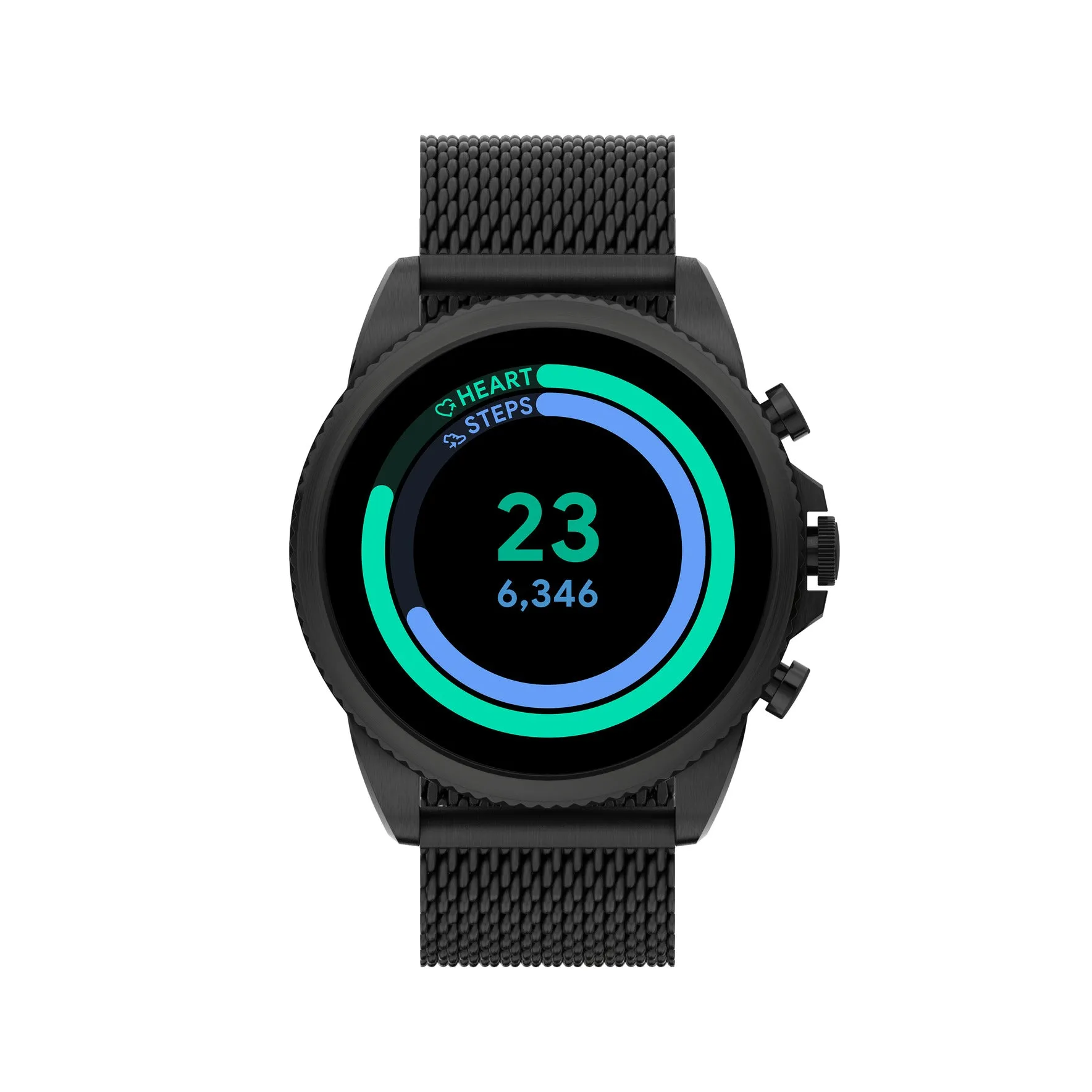 Gen 6 Smartwatch Black Stainless Steel Mesh