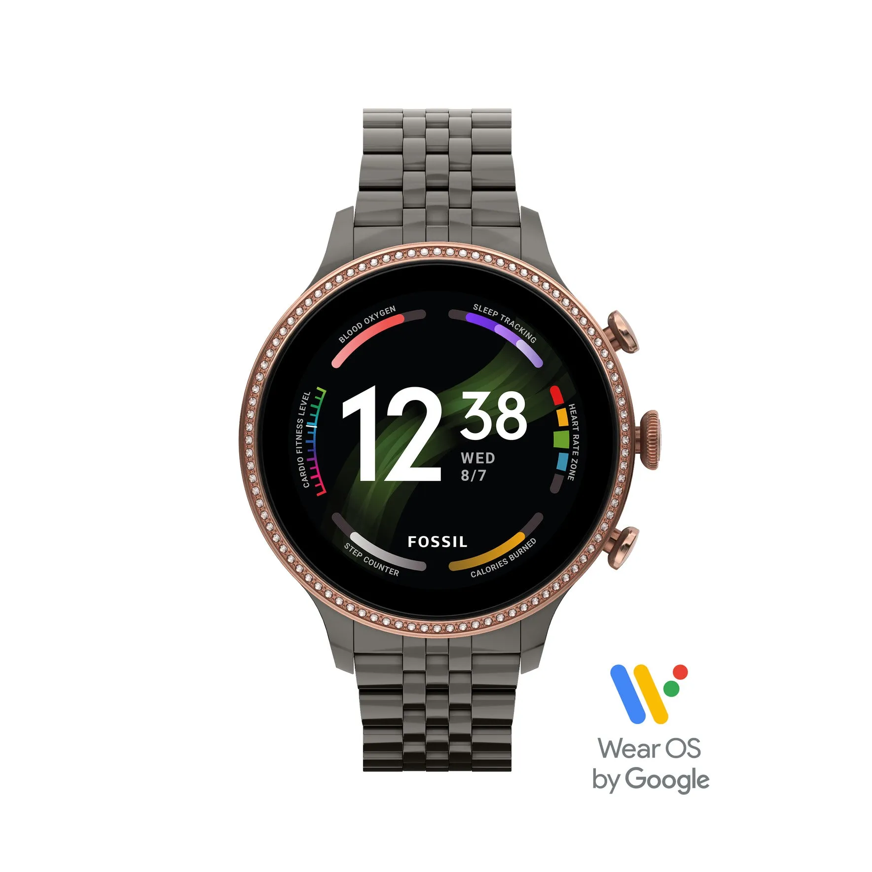 Gen 6 Smartwatch Gunmetal Stainless Steel FTW6078