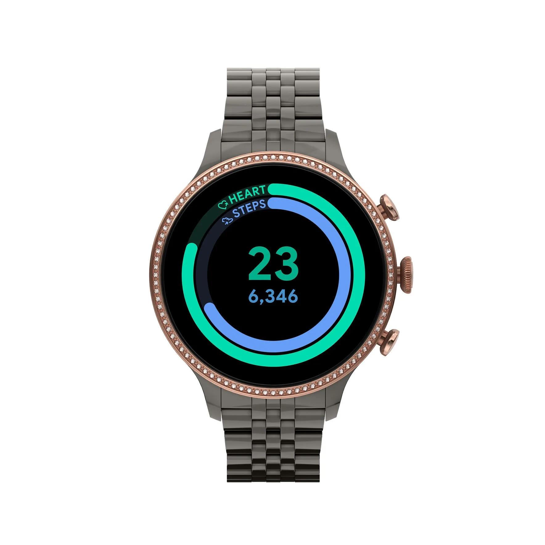 Gen 6 Smartwatch Gunmetal Stainless Steel FTW6078