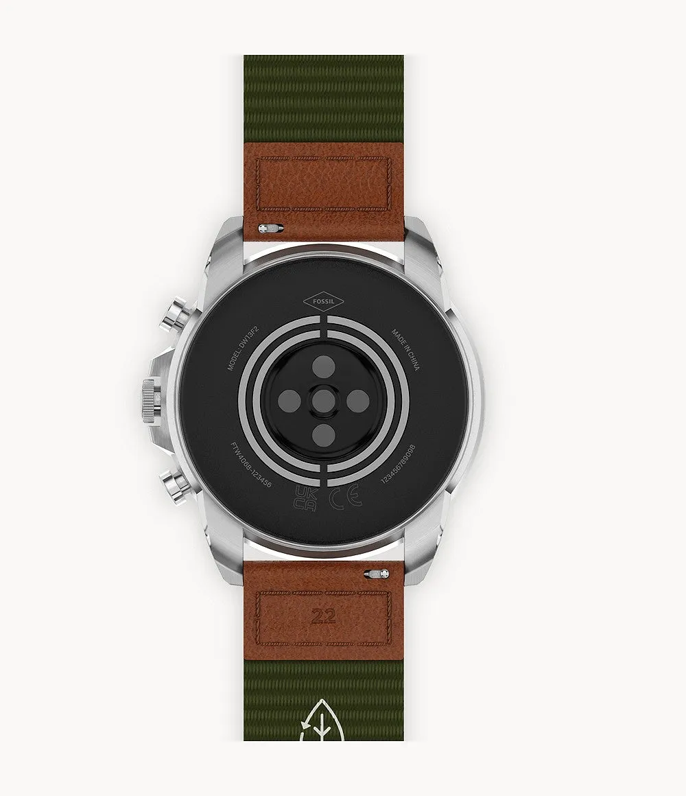 Gen 6 Smartwatch Venture Edition Olive Fabric and Leather