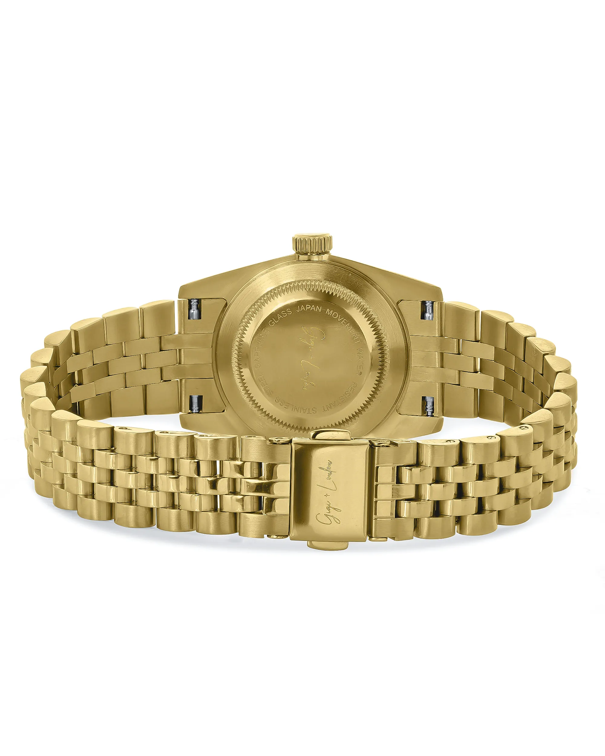 Gigi   Loulou - Gold Watch met Pearl Dial