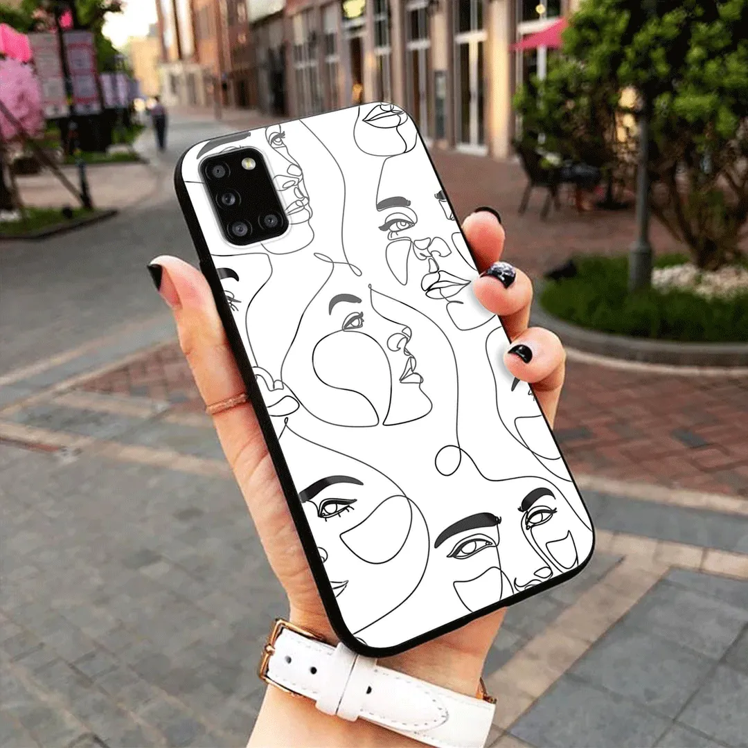 Girls Line Art - HQ Ultra Shine Premium Glass Phone Case All Models