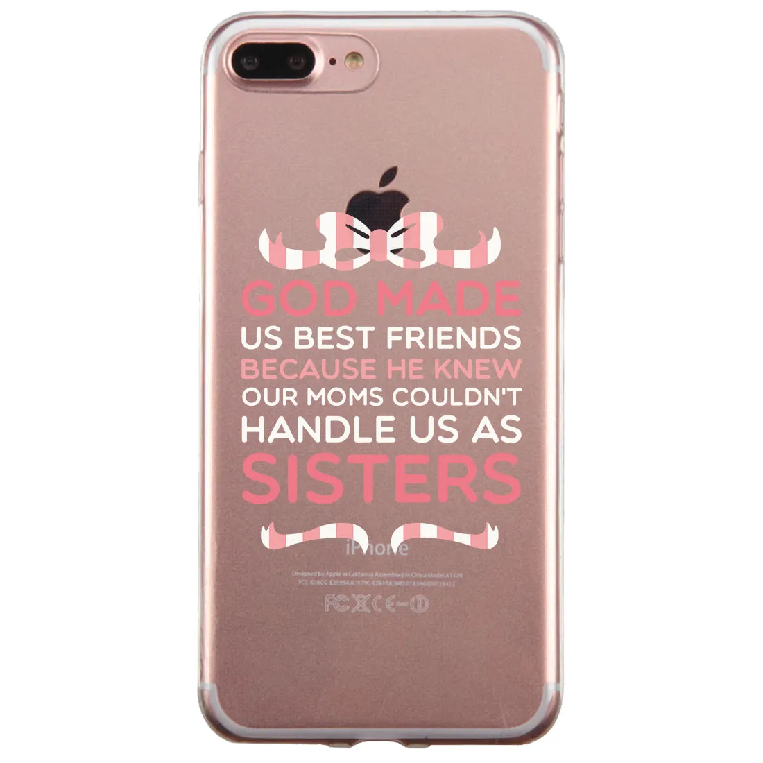 God Made Us BFF Matching Phone Covers Thoughtful Sister/Friend Gift