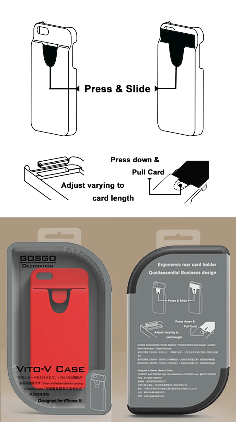 Gosgo Vito-V Barcode Series case for iPhone5/5S/5SE