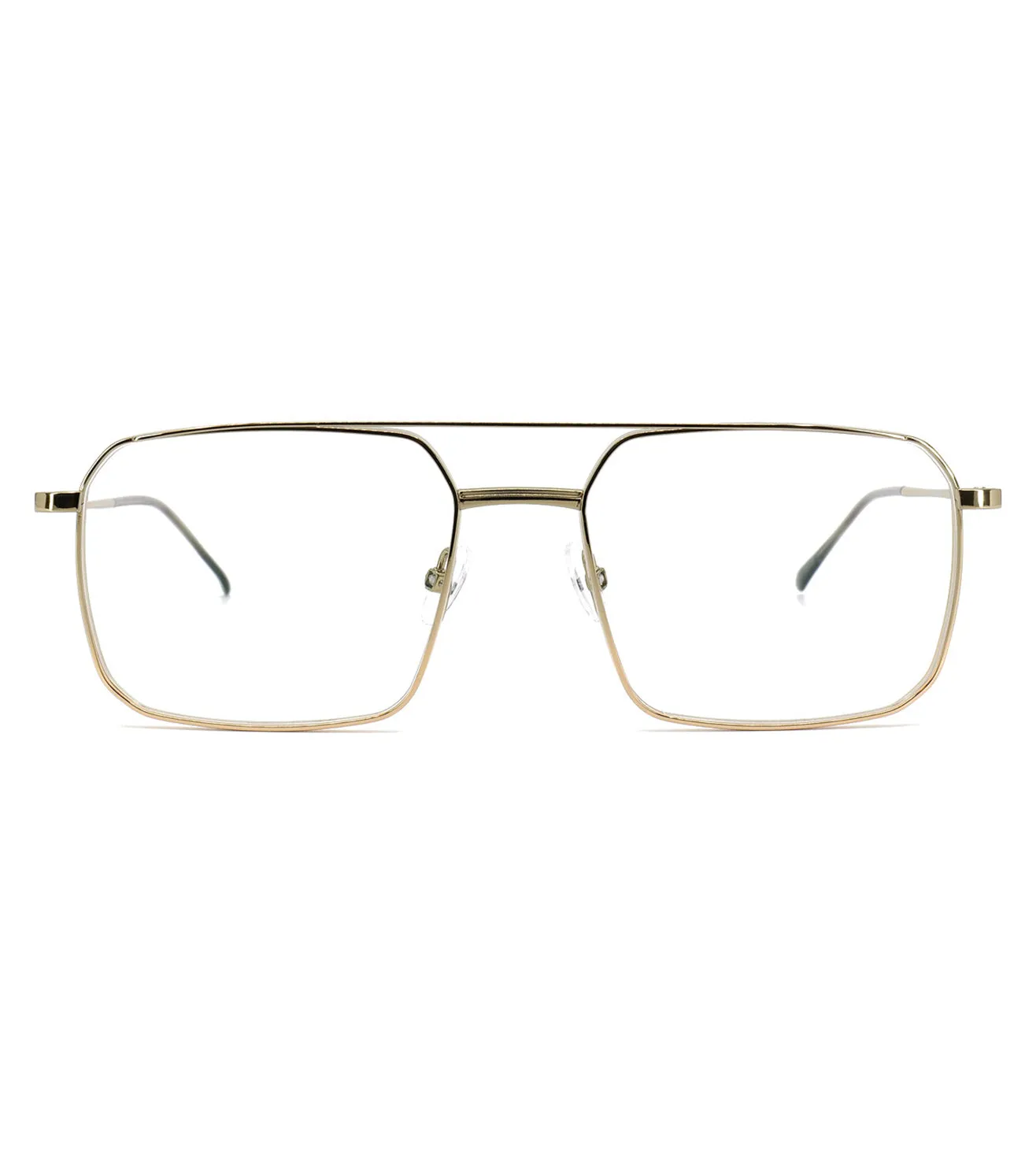 Gotti Unisex Silver Square Optical Frame