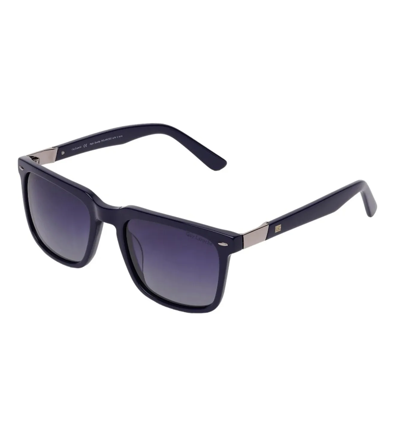 Guy Laroche Men's Blue Rectangular Sunglasses