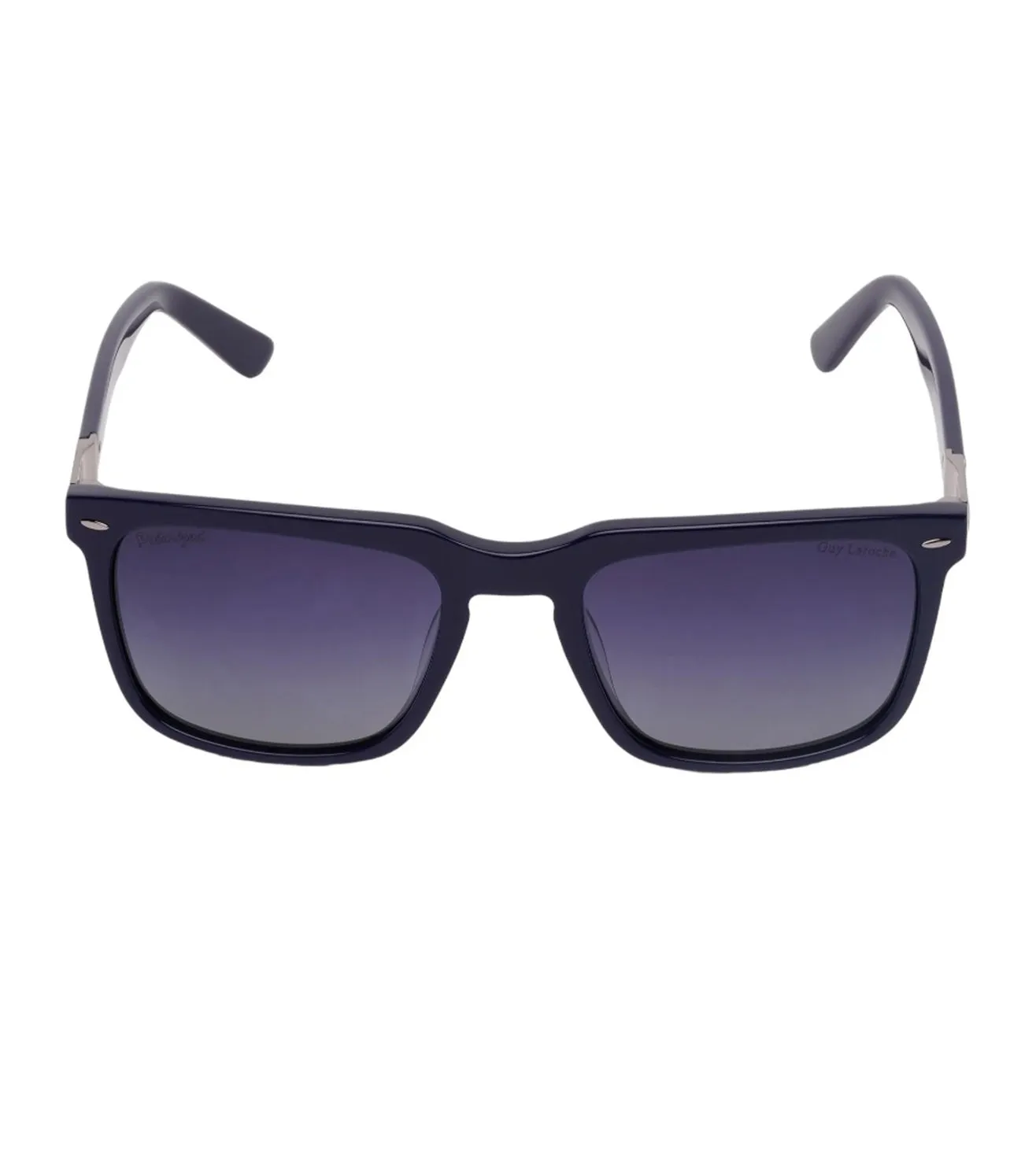 Guy Laroche Men's Blue Rectangular Sunglasses