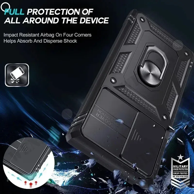 Heavy Duty Kickstand Case for Samsung S25 Ultra S24 S23 Plus A56 A55 A36