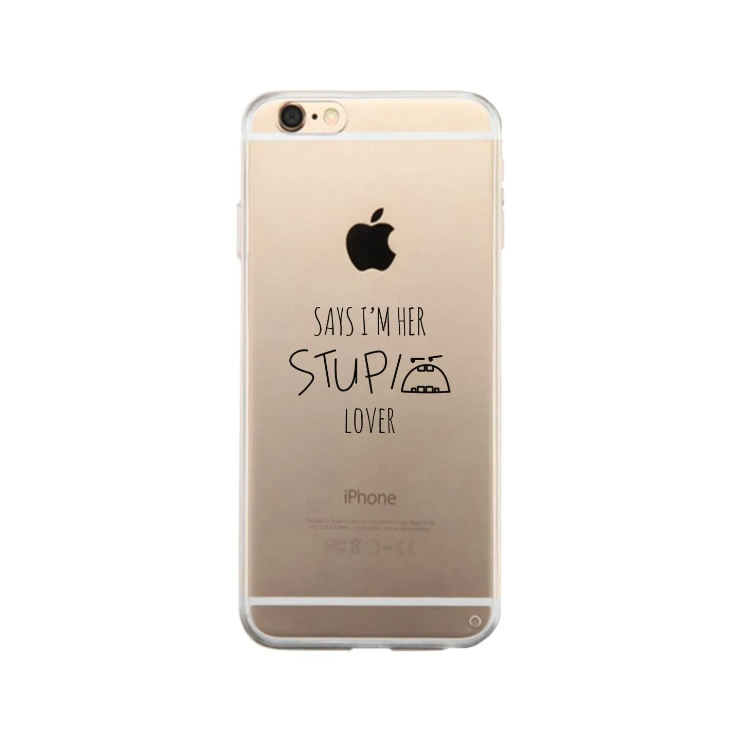 Her Stupid Lover-Left Clear Phone Case