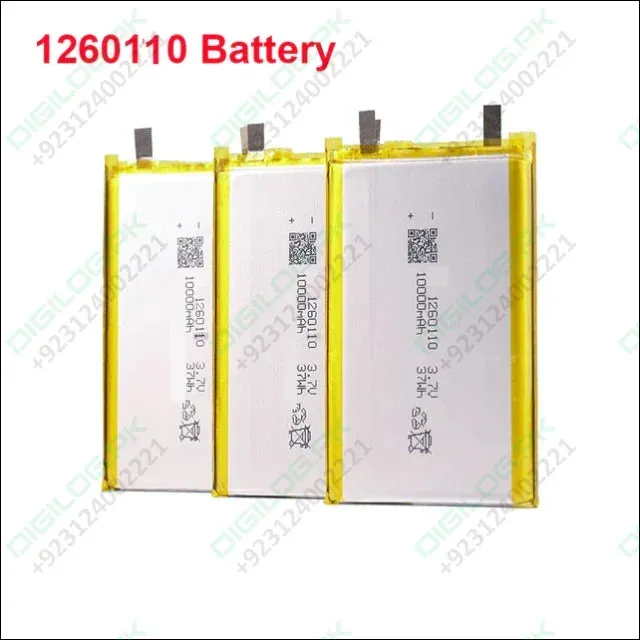 High Qulity 3.7v 10000mah 1260110 Polymer Lithium Ion Li-ion Rechargeable Battery For Toy Power Bank Gps Table E-book Batteries