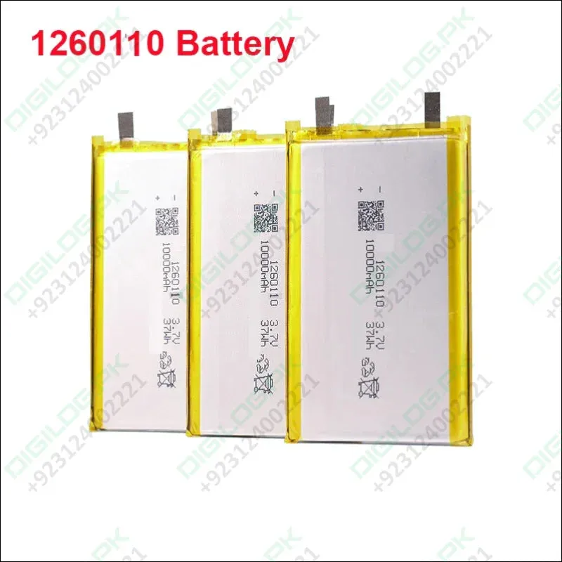 High Qulity 3.7v 10000mah 1260110 Polymer Lithium Ion Li-ion Rechargeable Battery For Toy Power Bank Gps Table E-book Batteries