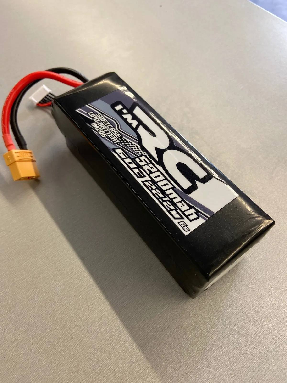 iM RC 5200MAH 60C 22.2V 6S SOFTCASE LIPO BATTERY - IM206