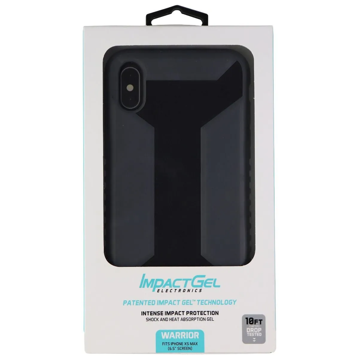 Impact Gel Warrior Series Case for Apple iPhone Xs Max - Black/Gray