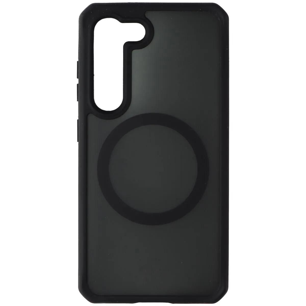 ITSKINS Hybrid_R Frost Case for MagSafe for Samsung Galaxy S23 - Black