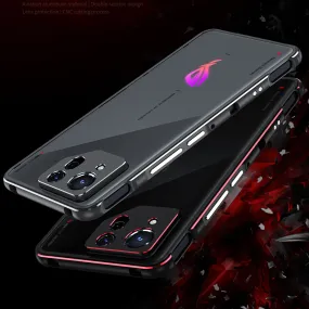 iy Aurora Sword Lens Protector Bicolor Aluminum Bumper Case for Asus ROG Phone 9/8 series