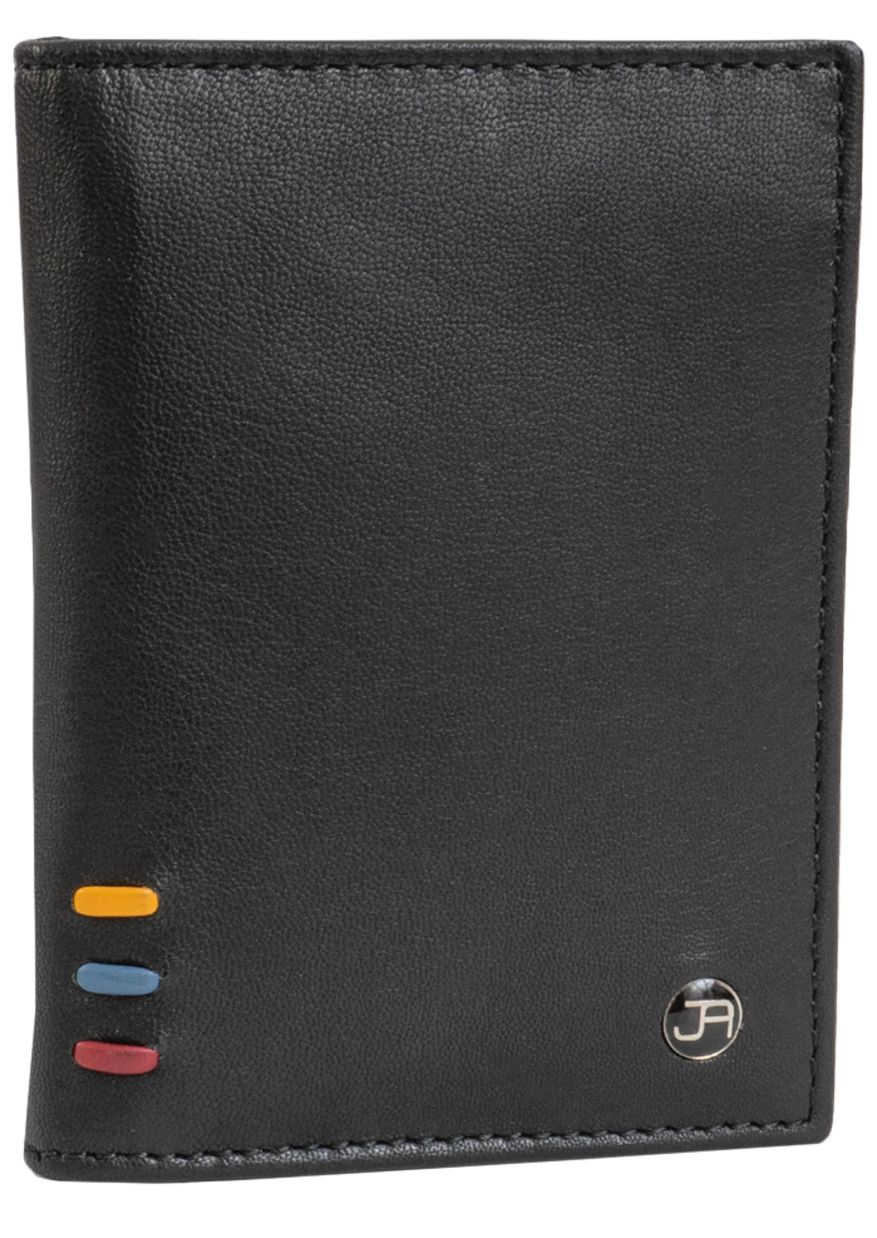 Jack Abrahams Bi-Fold RFID Wallet With Flip ID Window Pocket