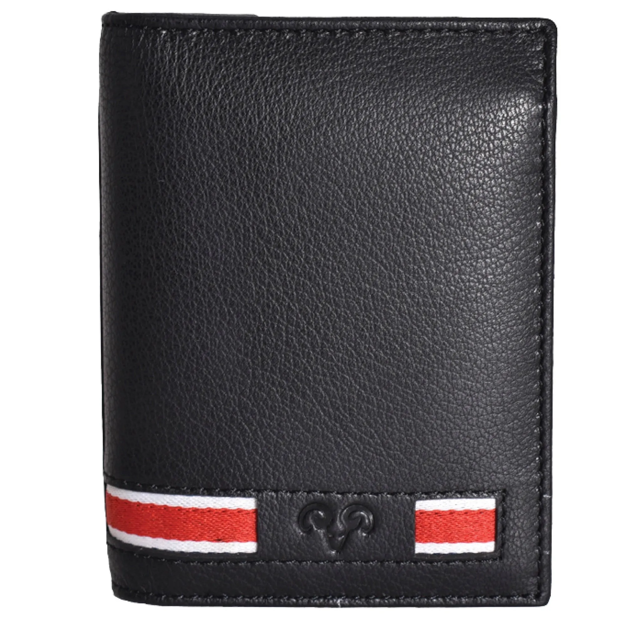 Jack Abrahams Bi-Fold RFID Wallet With Flip ID Window Pocket