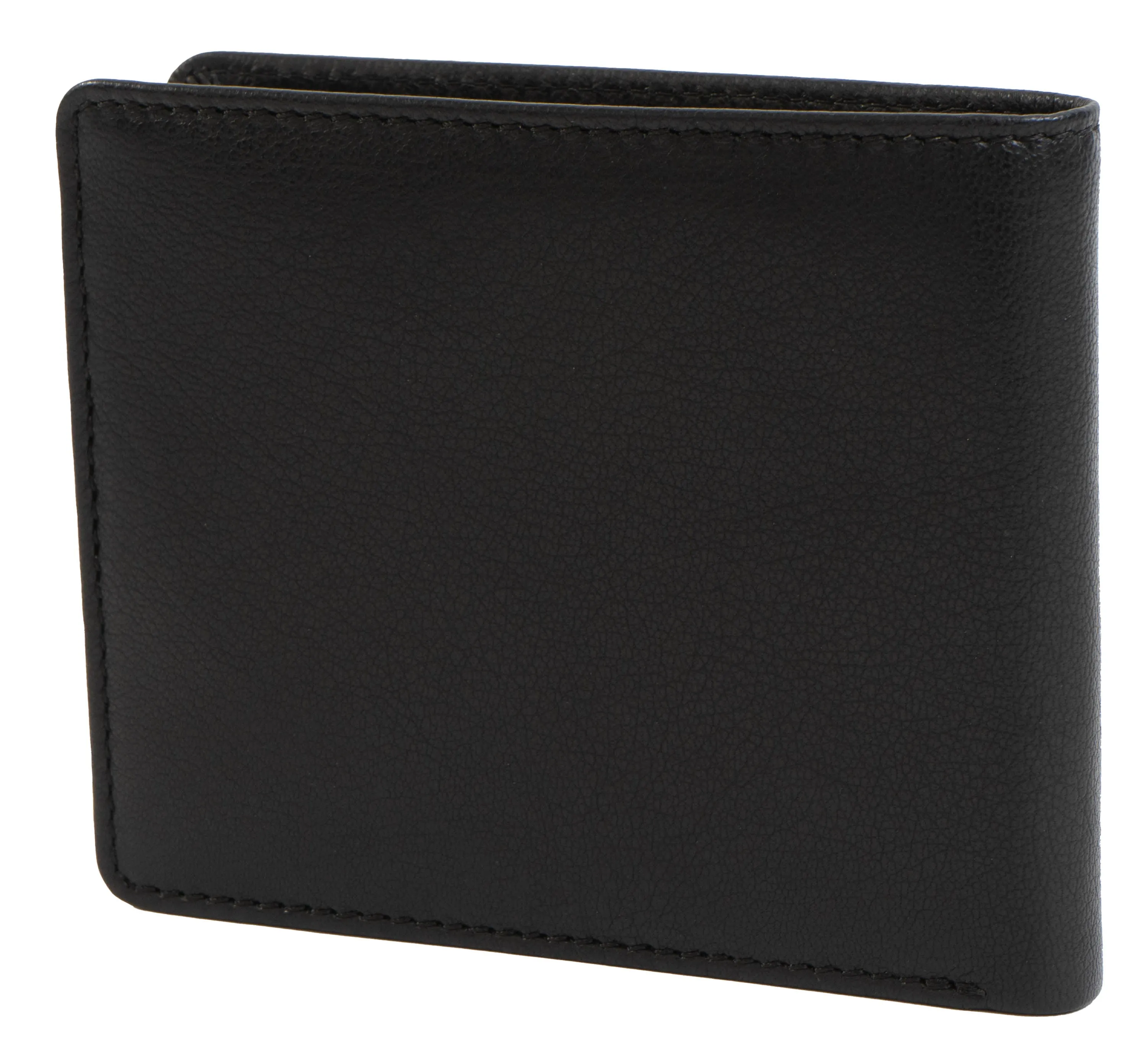 Jack Abrahams Bi-Fold RFID Wallet With Flip ID Window Pocket