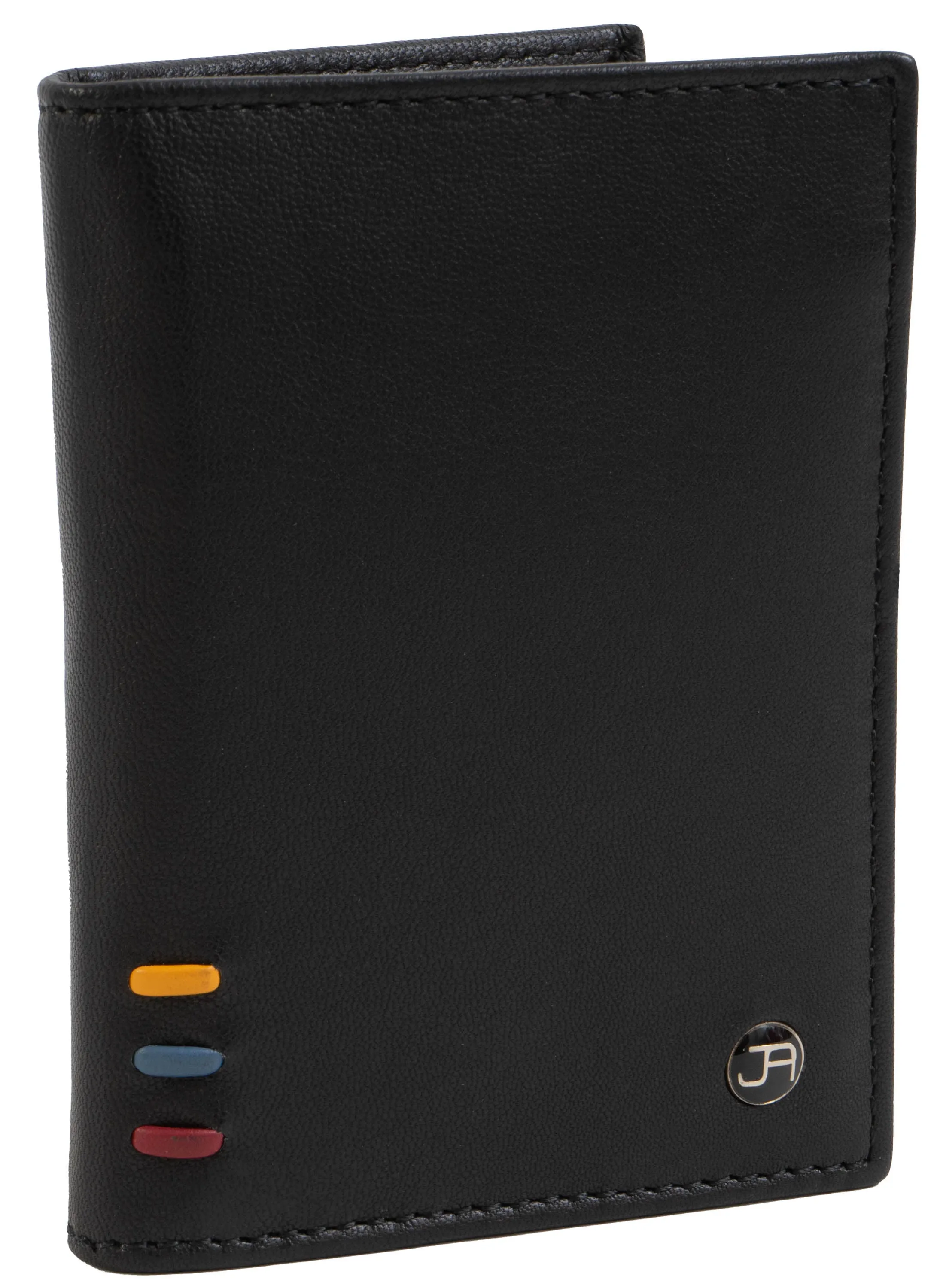 Jack Abrahams Bi-Fold RFID Wallet With Flip ID Window Pocket