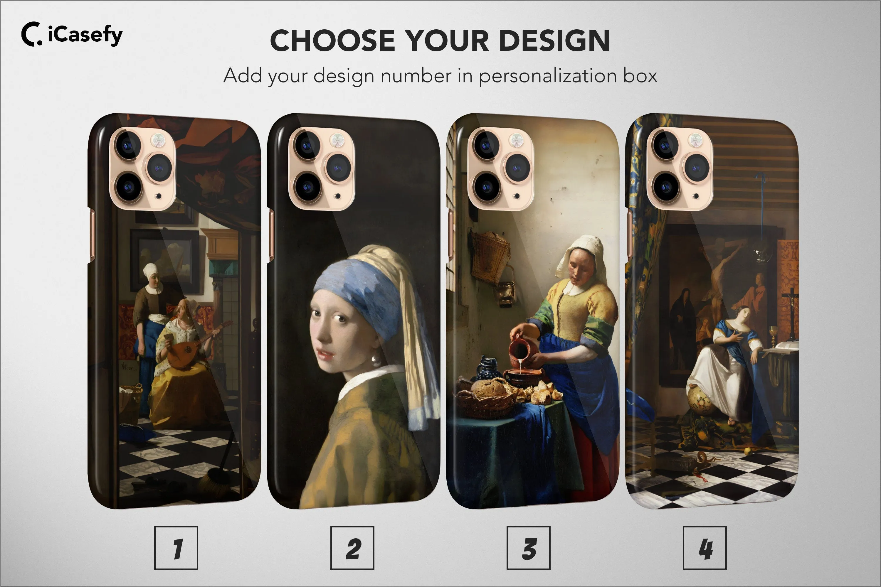 Johannes Vermeer Phone Case Baroque Art Cover