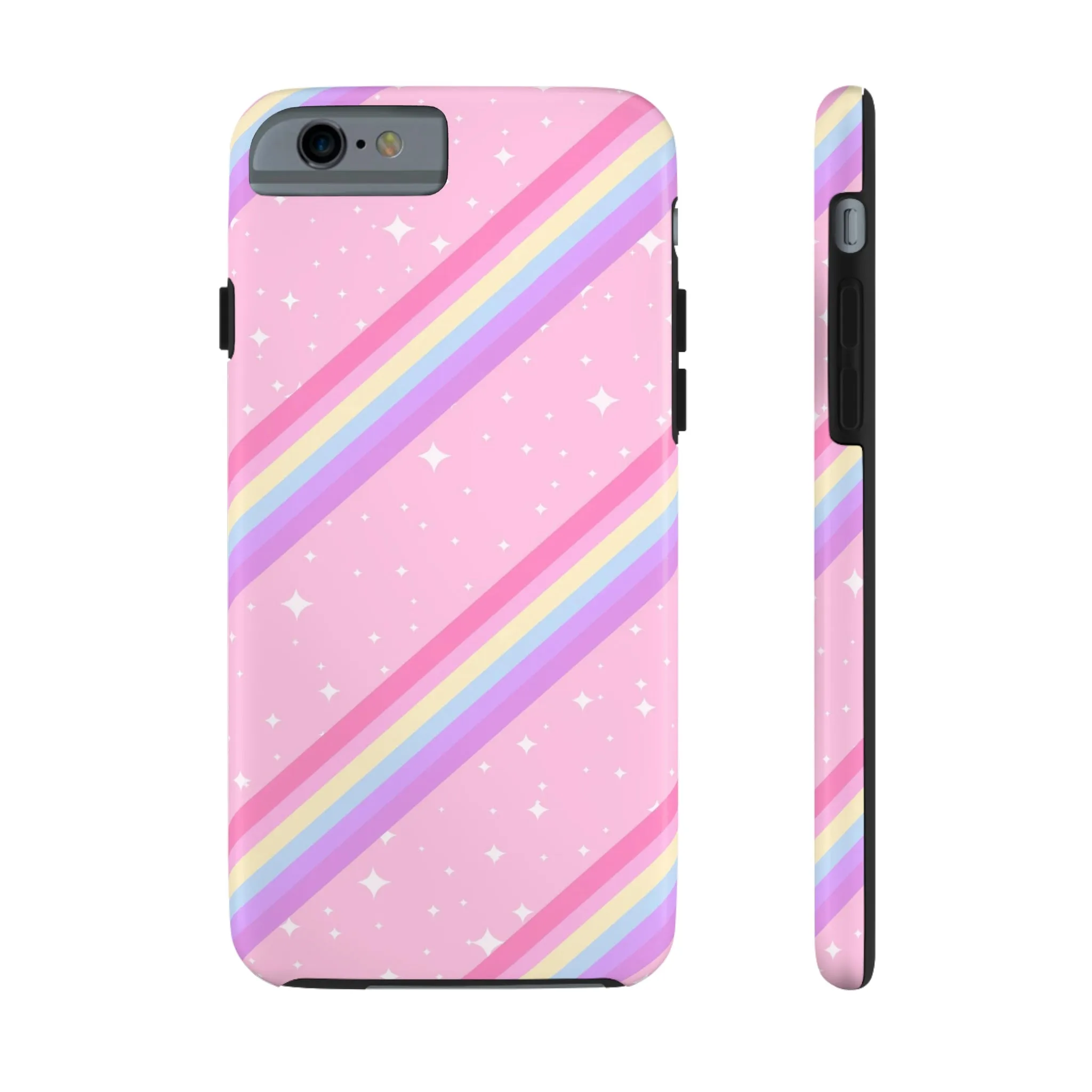 Kawaii Sparkle Cake Rainbow Beam Tough Phone Case