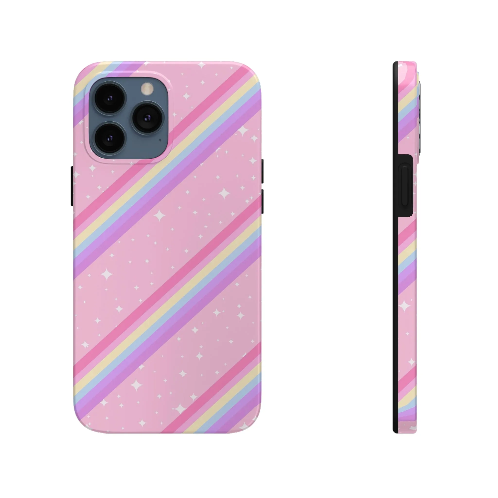 Kawaii Sparkle Cake Rainbow Beam Tough Phone Case