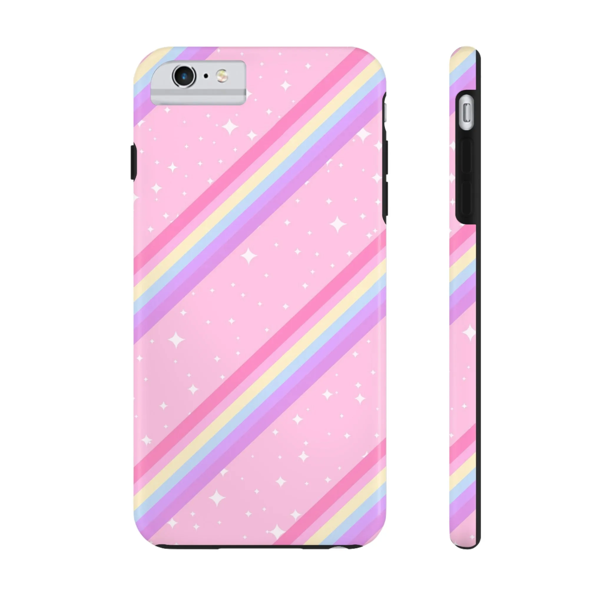 Kawaii Sparkle Cake Rainbow Beam Tough Phone Case