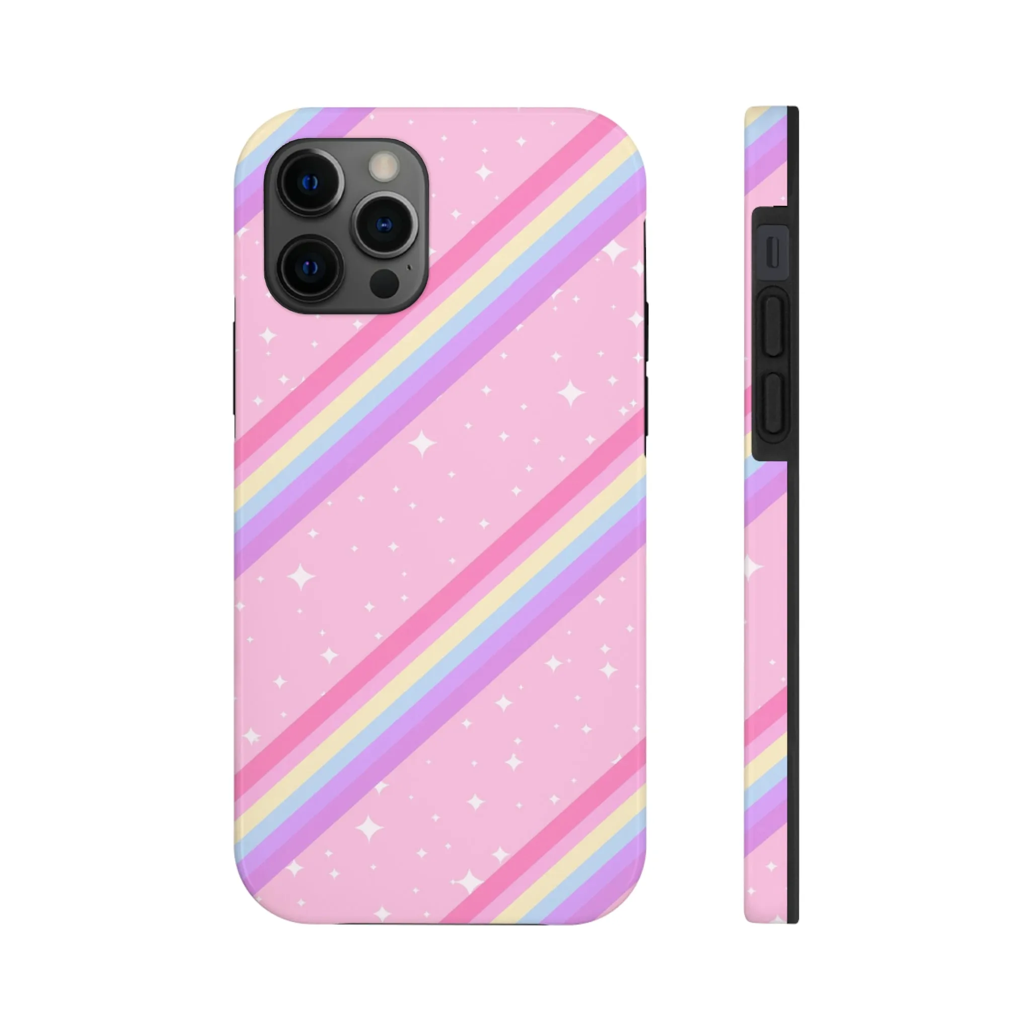 Kawaii Sparkle Cake Rainbow Beam Tough Phone Case