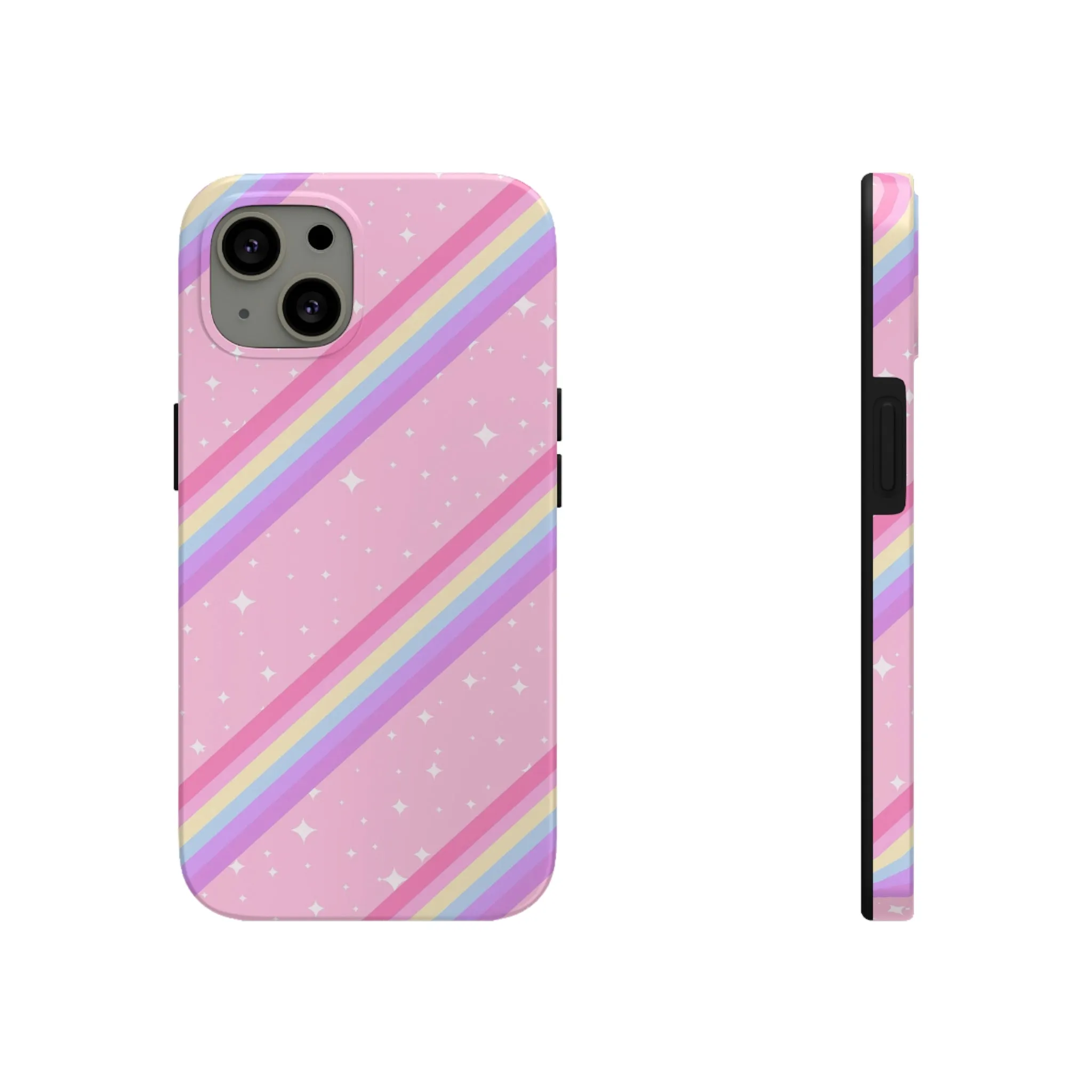 Kawaii Sparkle Cake Rainbow Beam Tough Phone Case