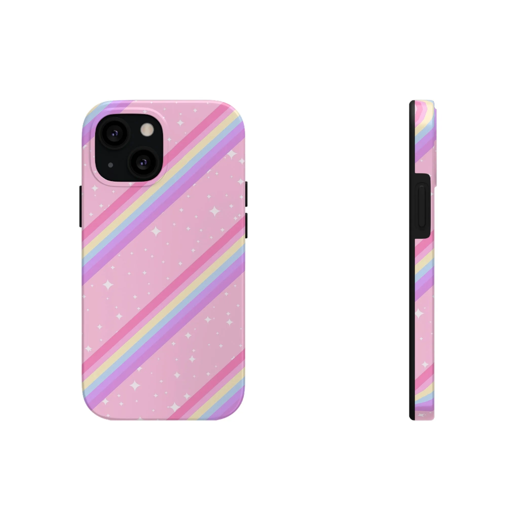 Kawaii Sparkle Cake Rainbow Beam Tough Phone Case