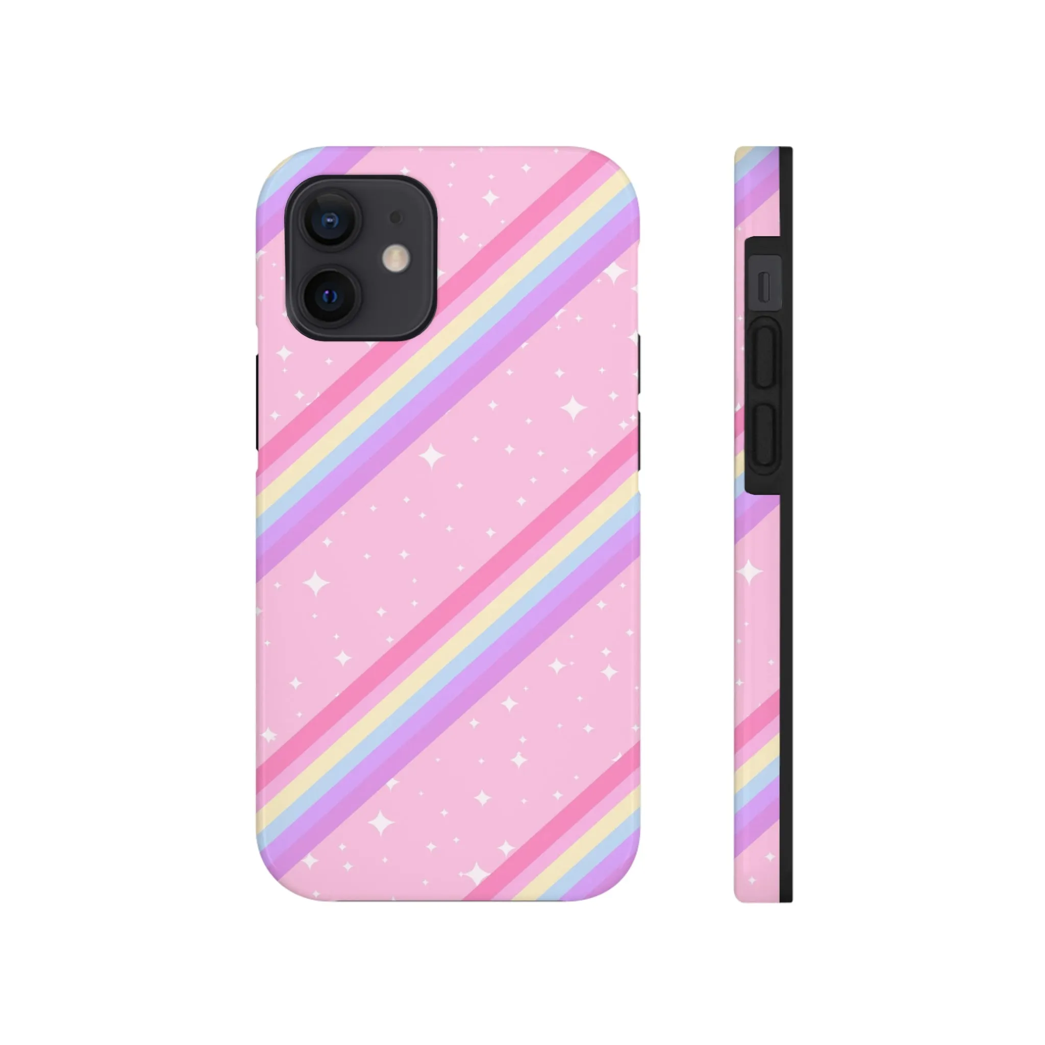 Kawaii Sparkle Cake Rainbow Beam Tough Phone Case