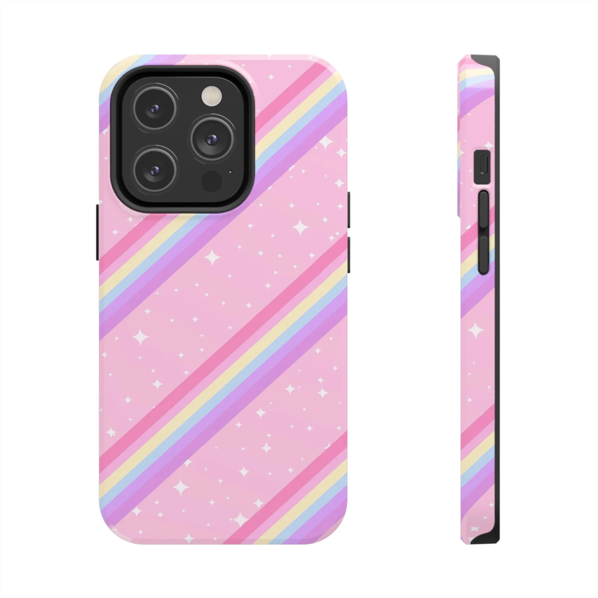 Kawaii Sparkle Cake Rainbow Beam Tough Phone Case