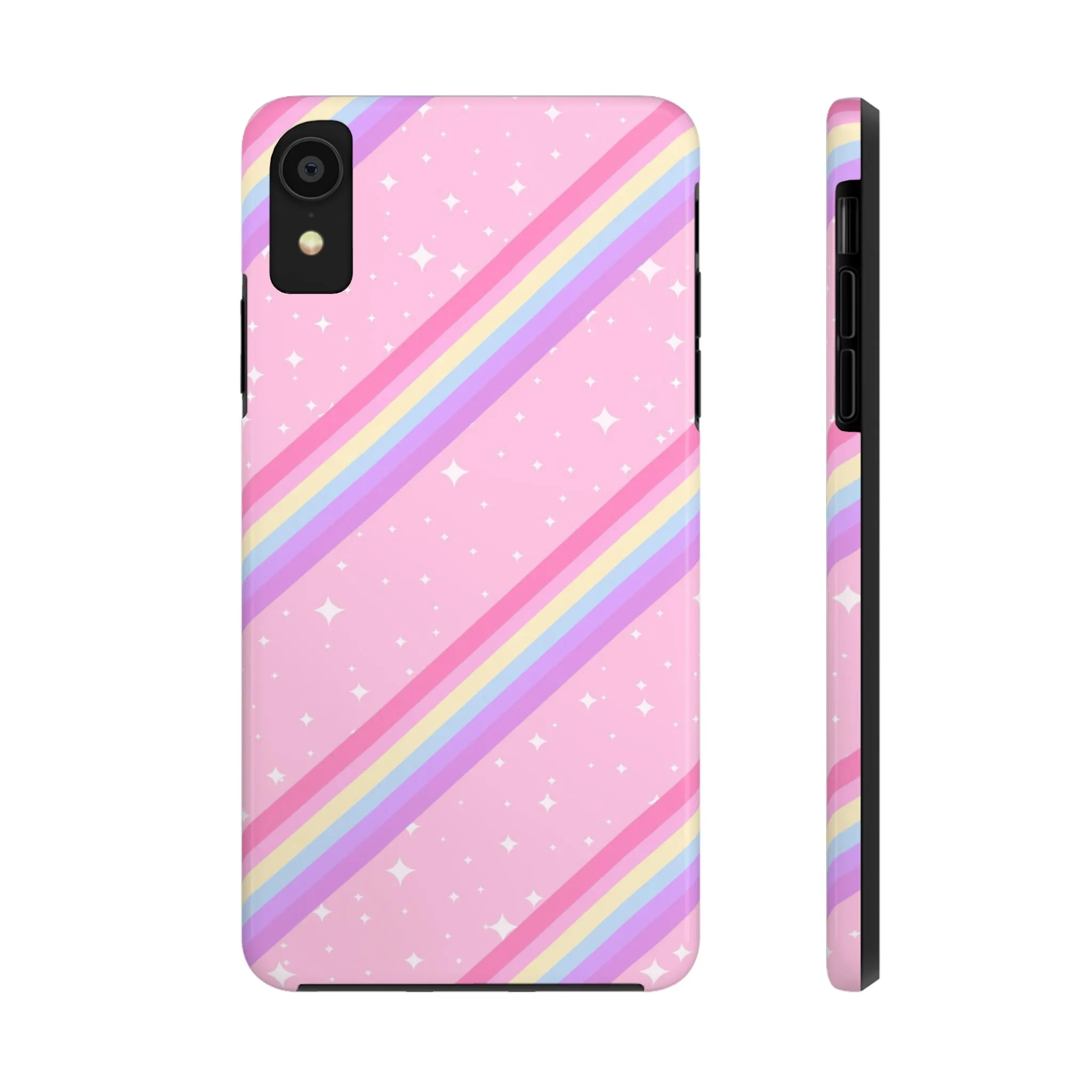 Kawaii Sparkle Cake Rainbow Beam Tough Phone Case