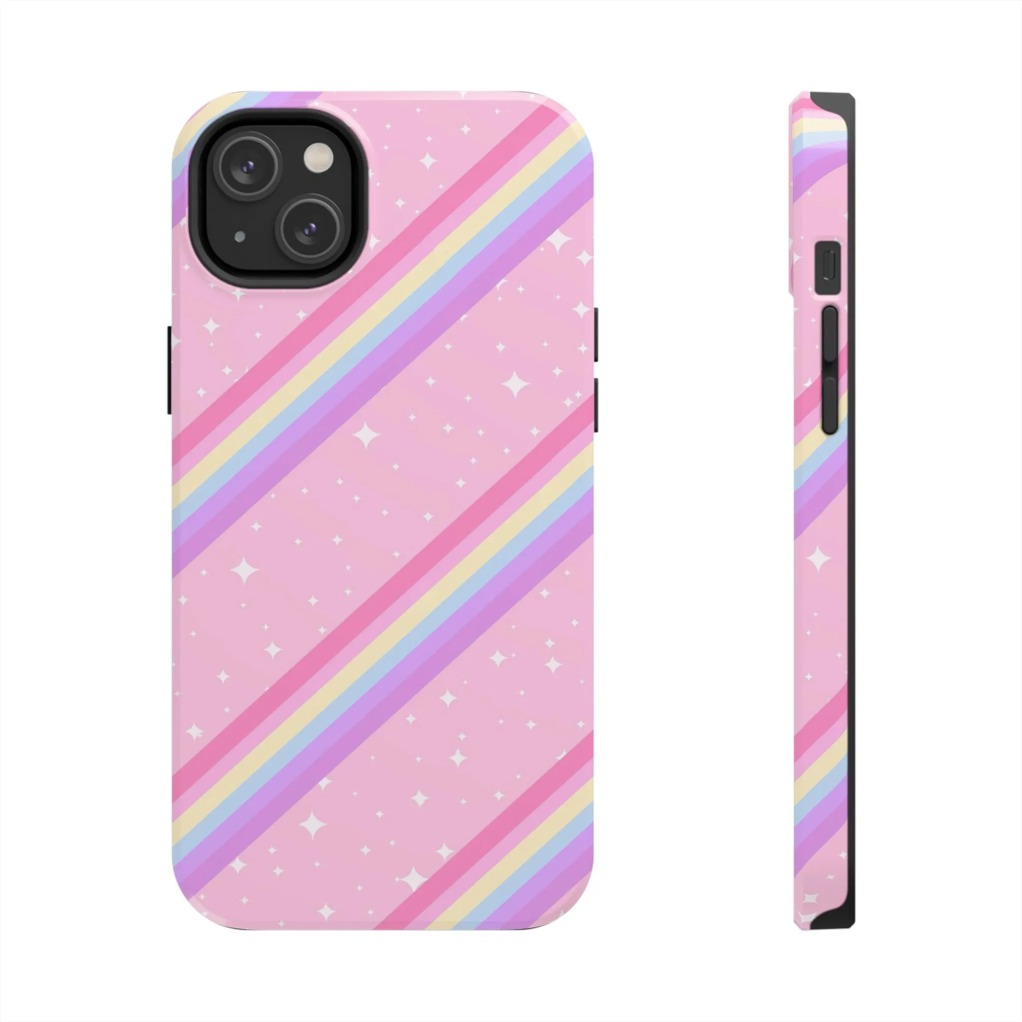 Kawaii Sparkle Cake Rainbow Beam Tough Phone Case