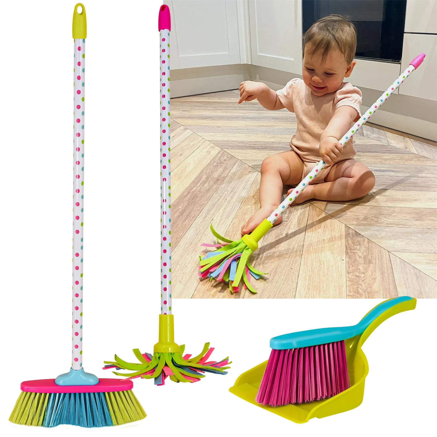 Kids Cleaning Play Set Toy