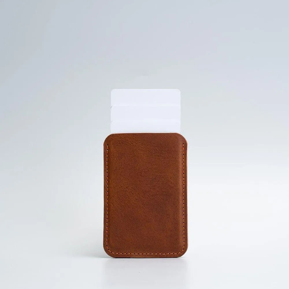 Leather MagSafe wallet - The Minimalist