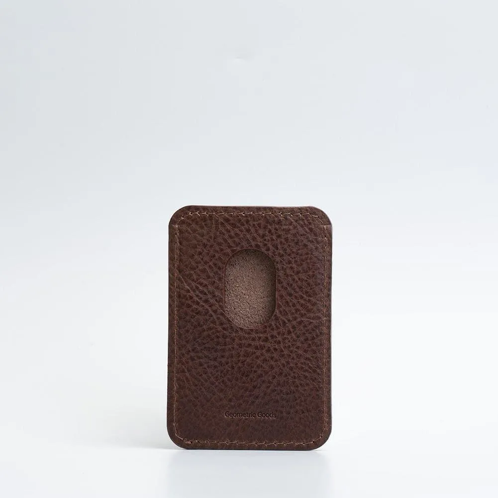 Leather MagSafe wallet - The Minimalist