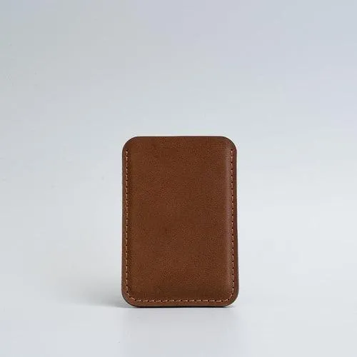 Leather MagSafe wallet - The Minimalist