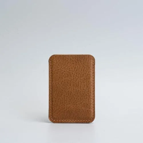 Leather MagSafe wallet - The Minimalist